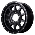 MID NITRO POWER M10 PERSHING Semi-Gloss Black 16" Wheels for Jimny