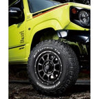 MID NITRO POWER M10 PERSHING Semi-Gloss Black 16" Wheels for Jimny