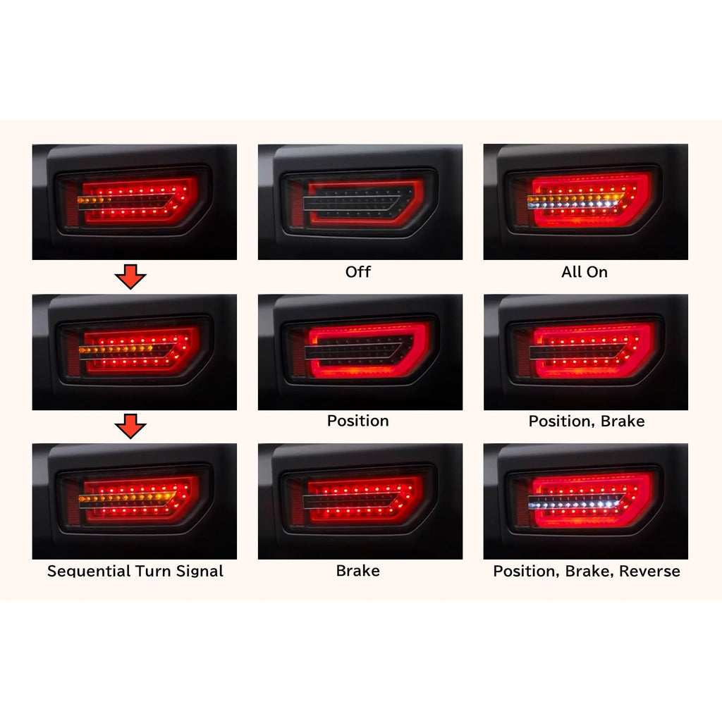 MBRO Thunder LED Taillights Jimny (2018-ON)
