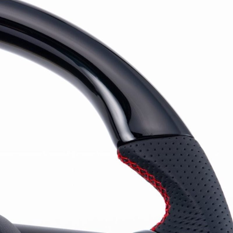 SHOWA GARAGE Leather Combination Steering Wheel Glossy Jimny (2018-ON)