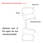 TANIGUCHI Rotopax Spare Tire Adjustable Mount Bracket for Jimny