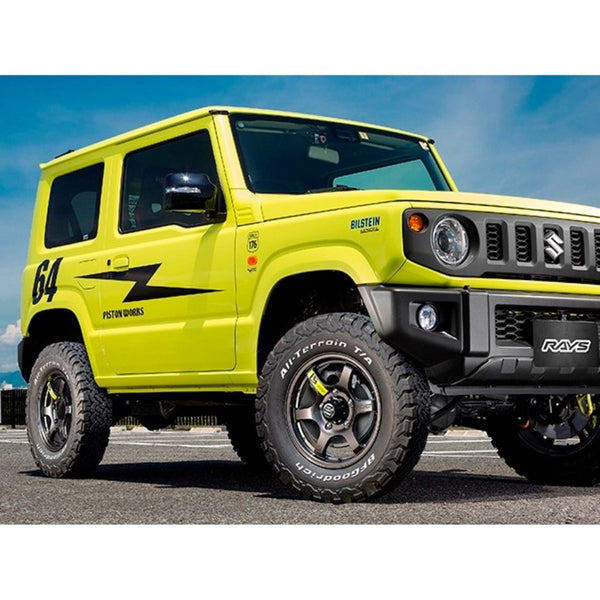 RAYS Gram Lights 57DR-X Super Dark Gunmetal 16" Wheels for Jimny