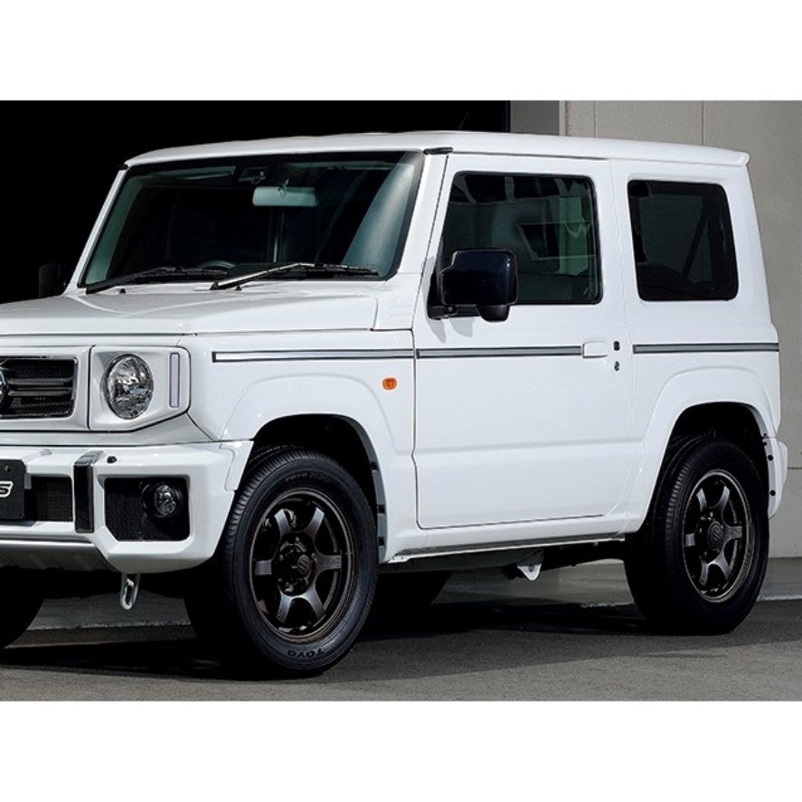 RAYS Gram Lights 57DR-X Super Dark Gunmetal 16" Wheels for Jimny