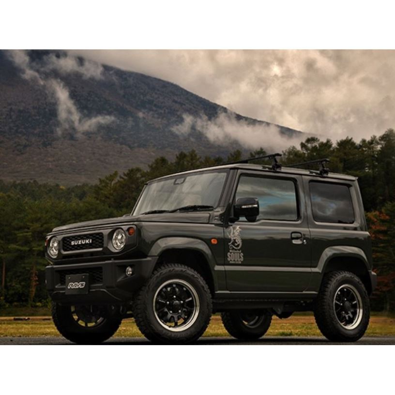 RAYS A-LAP-J Black Rim 16" Forged Wheels for Jimny