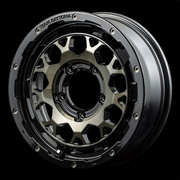 RAYS DAYTONA M9 Black / Disc Clear Smoke 16" Wheels for Jimny