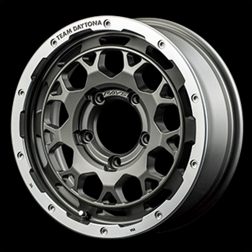 RAYS DAYTONA M9 Matte Gunmetal / Rim Diamond Cut 16" Wheels for Jimny