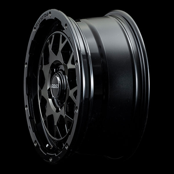 RAYS DAYTONA M9 Black / Disc Clear Smoke 16" Wheels for Jimny