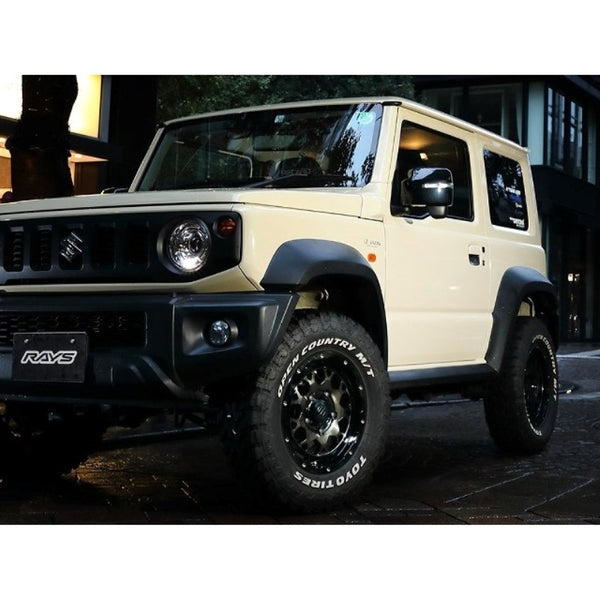 RAYS DAYTONA M9 Matte Gunmetal / Rim Diamond Cut 16" Wheels for Jimny