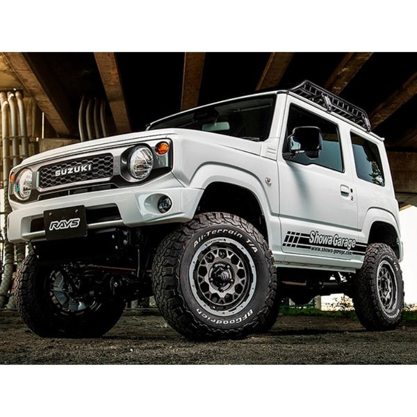 RAYS DAYTONA M9 Matte Gunmetal / Rim Diamond Cut 16" Wheels for Jimny