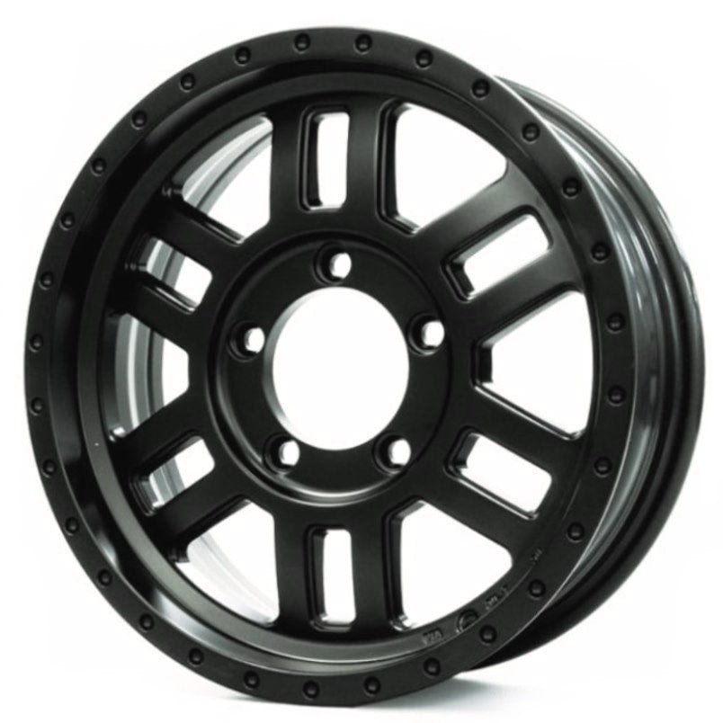 RV4 WILDGOOSE XC-GEAR Black 16" Wheels for Jimny