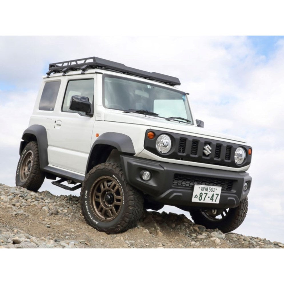 RV4 WILDGOOSE XC-GEAR Black 16" Wheels for Jimny