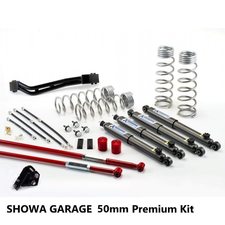 SHOWA GARAGE 50mm Lift Adjustable Coil Springs Jimny JB74 (2018-ON)