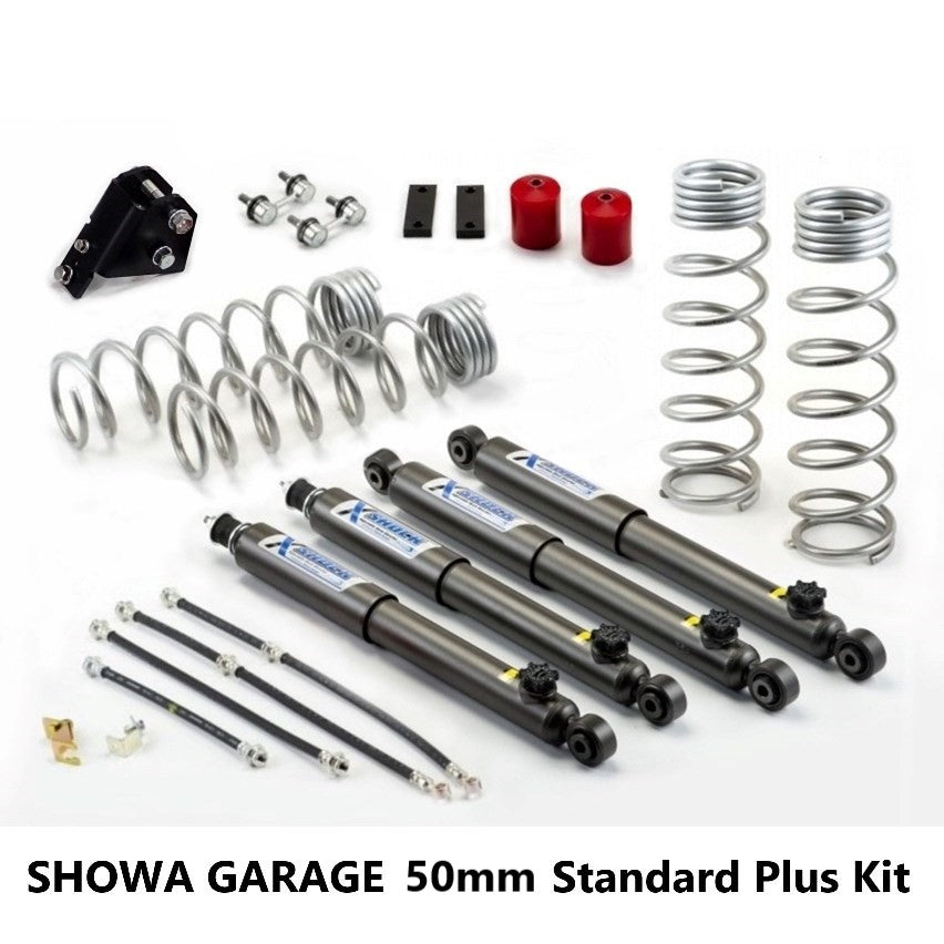 SHOWA GARAGE 50mm Lift Standard Plus Suspension Kit Jimny JB74 (2018-ON)