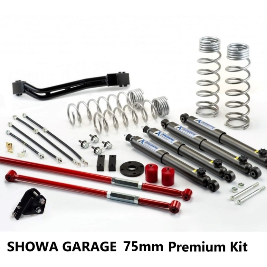SHOWA GARAGE Adjustable Shock Absorbers for 3" / 75mm Lifted Jimny (2018-ON)