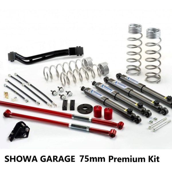 SHOWA GARAGE Adjustable Shock Absorbers for 3" / 75mm Lifted Jimny JB74 (2018-ON)