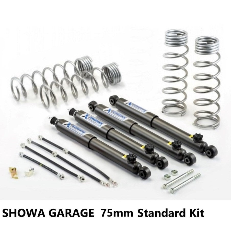 SHOWA GARAGE 75mm Lift Adjustable Coil Springs Jimny JB74 2018-ON