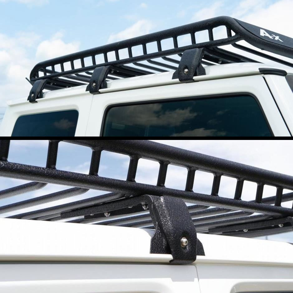 SHOWA GARAGE Rain Gutter Roof Rack L-size Wide for Jimny (2018-ON)