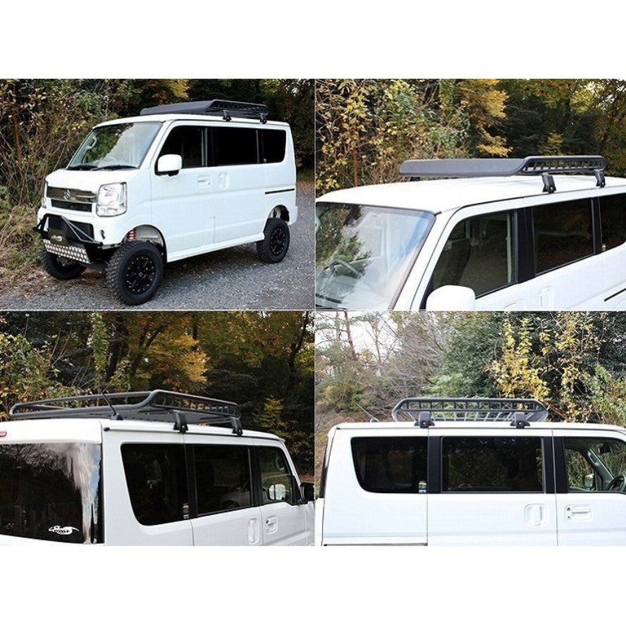 SHOWA GARAGE Rain Gutter Roof Rack M-size Wide for Jimny (2018-ON)