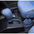GRACE Denim Shift Knob Grip & Boot Covers Jimny (2018-ON) AT