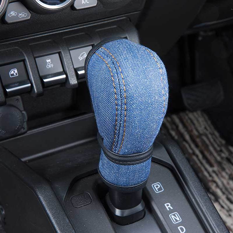 GRACE Denim Shift Knob Grip & Boot Covers Jimny (2018-ON) AT
