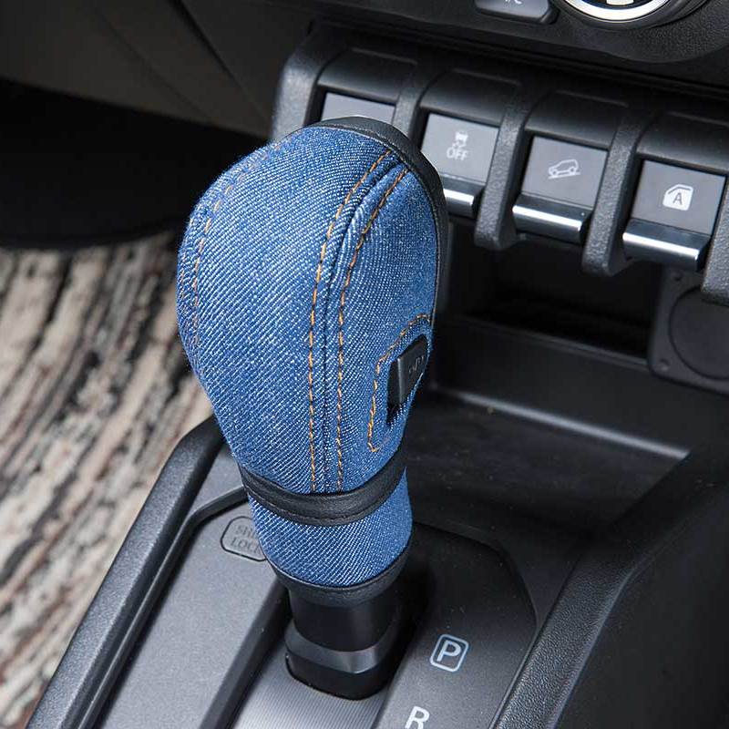 GRACE Denim Shift Knob Grip & Boot Covers Jimny (2018-ON) AT