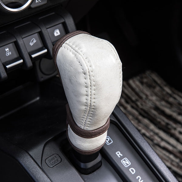 GRACE Leather Shift Knob Grip and Boot Covers Jimny JB74 (2018-ON) AT