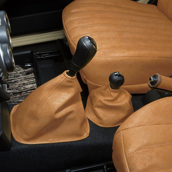 GRACE Leather Shift Knob Grip and Boot Covers Jimny JB74 (2018-ON) MT