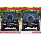 SHOWA GARAGE Spare Tire Upward Relocation Bracket Jimny (2018-ON)
