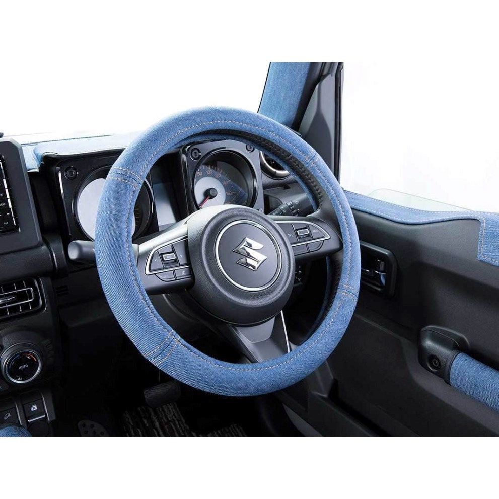 GRACE Denim Steering Wheel Cover