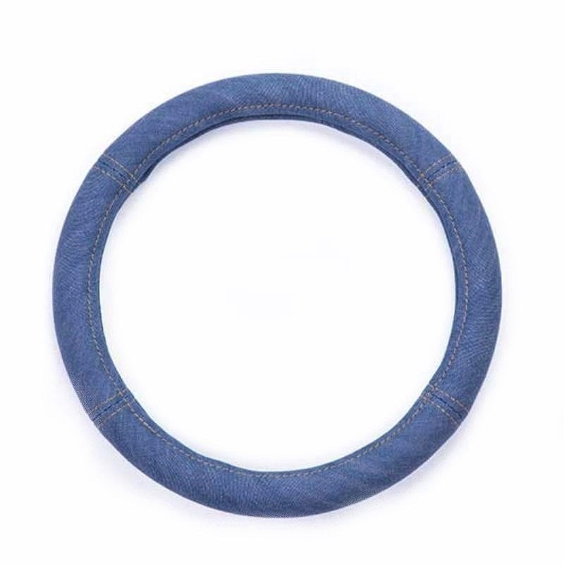 GRACE Denim Steering Wheel Cover