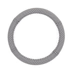 GRACE Houndstooth Steering Wheel Cover