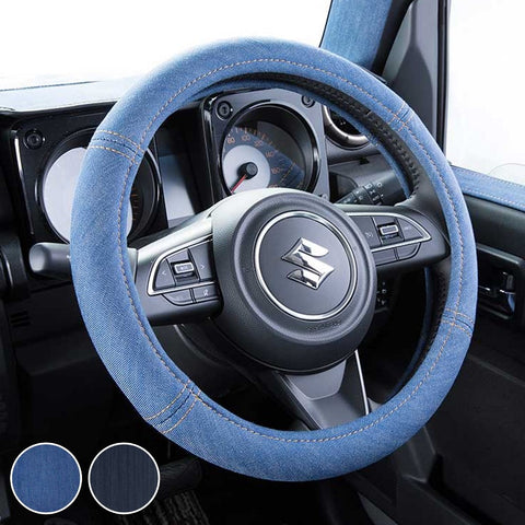 GRACE Denim Steering Wheel Cover