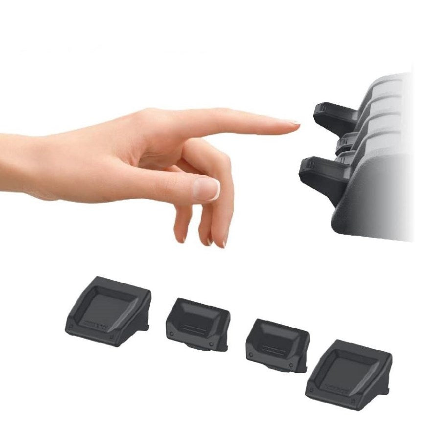 EXEA set of four Switch Extenders black Jimny (2018-ON)
