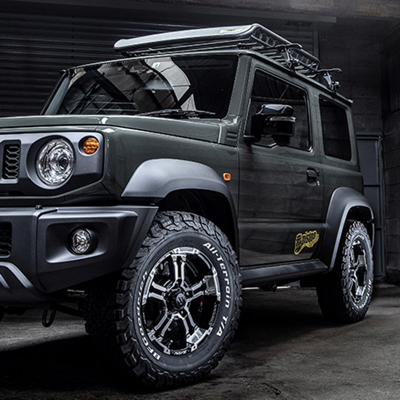 RAYS DAYTONA FDX-J Black Diamond Cut 16" Wheels for Jimny