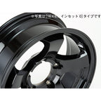 SHOWA GARAGE Type-M Glossy Black 16" Wheels for Jimny