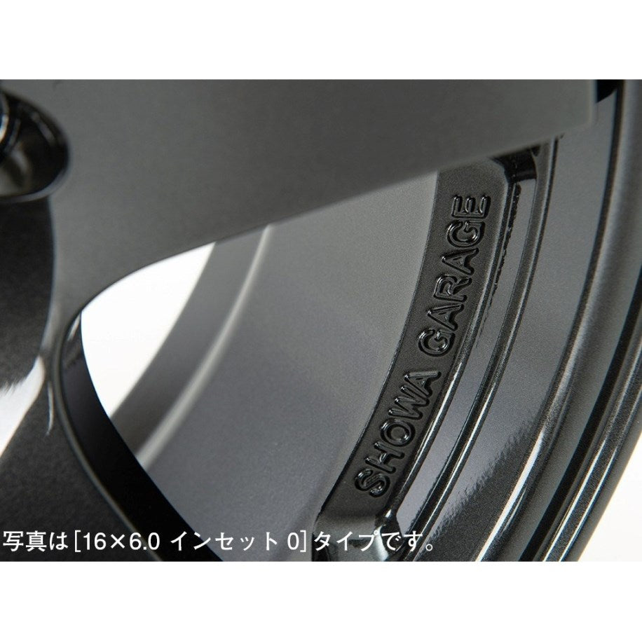 SHOWA GARAGE Type-M Glossy Black set of Wheels for Jimny from 