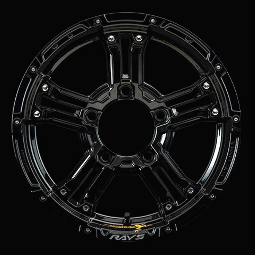 RAYS DAYTONA FDX-J set of Wheels for Jimny Black Collection from