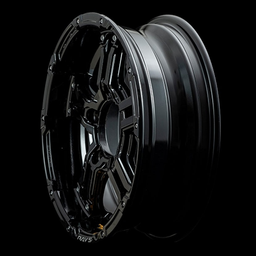 RAYS DAYTONA FDX-J set of Wheels for Jimny Black Collection