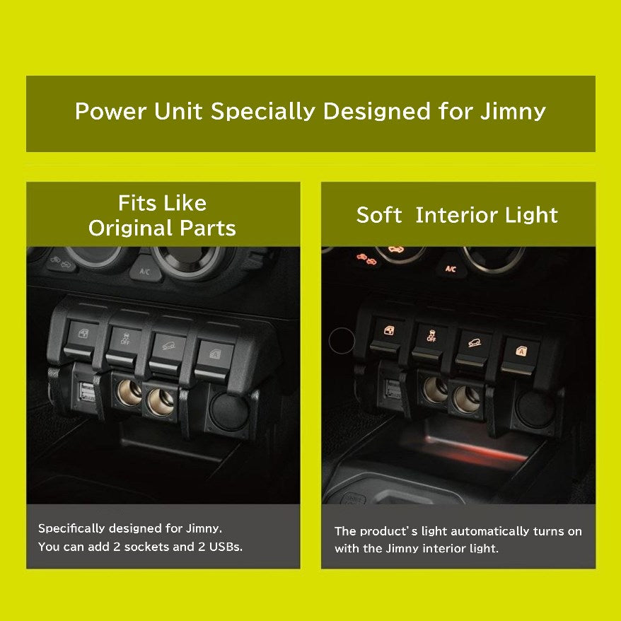 CARMATE USB Socket Power Unit Jimny (2018-ON)
