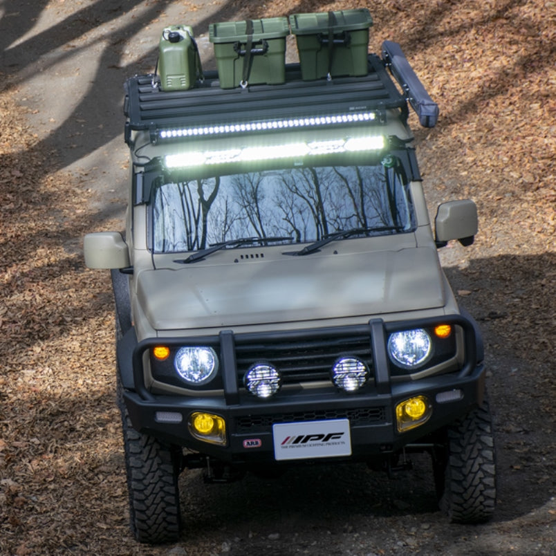 IPF Heavy duty LED Lightbar Bracket Set 642JM2 Light Bar Jimny JB74 Compass Auto Japan