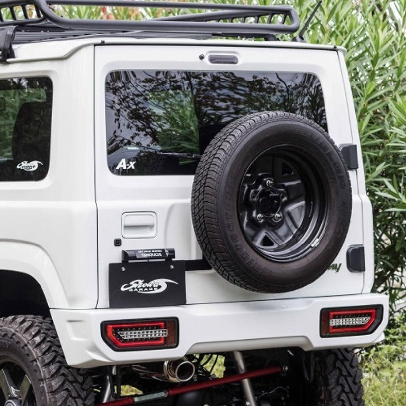 SHOWA GARAGE Spare Tire Right-Upward Relocation Stays Jimny (2018-ON)