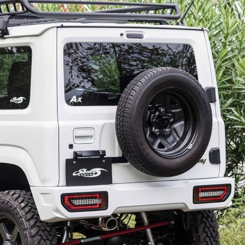 SHOWA GARAGE Spare Tire Right-Upward Relocation Stays Jimny (2018-ON)