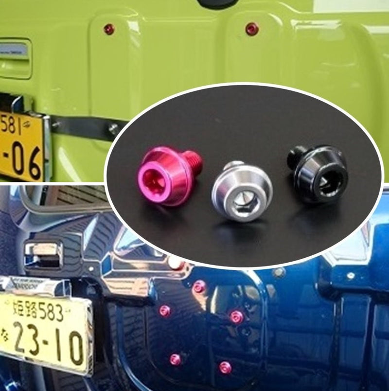 TANIGUCHI Rear Door Spare Tire Decorative Bolts for Jimny