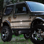RAYS DAYTONA FDX-J Black Diamond Cut 16" Wheels for Jimny