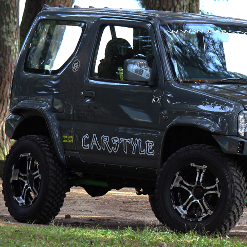 RAYS DAYTONA FDX-J Black Diamond Cut 16" Wheels for Jimny